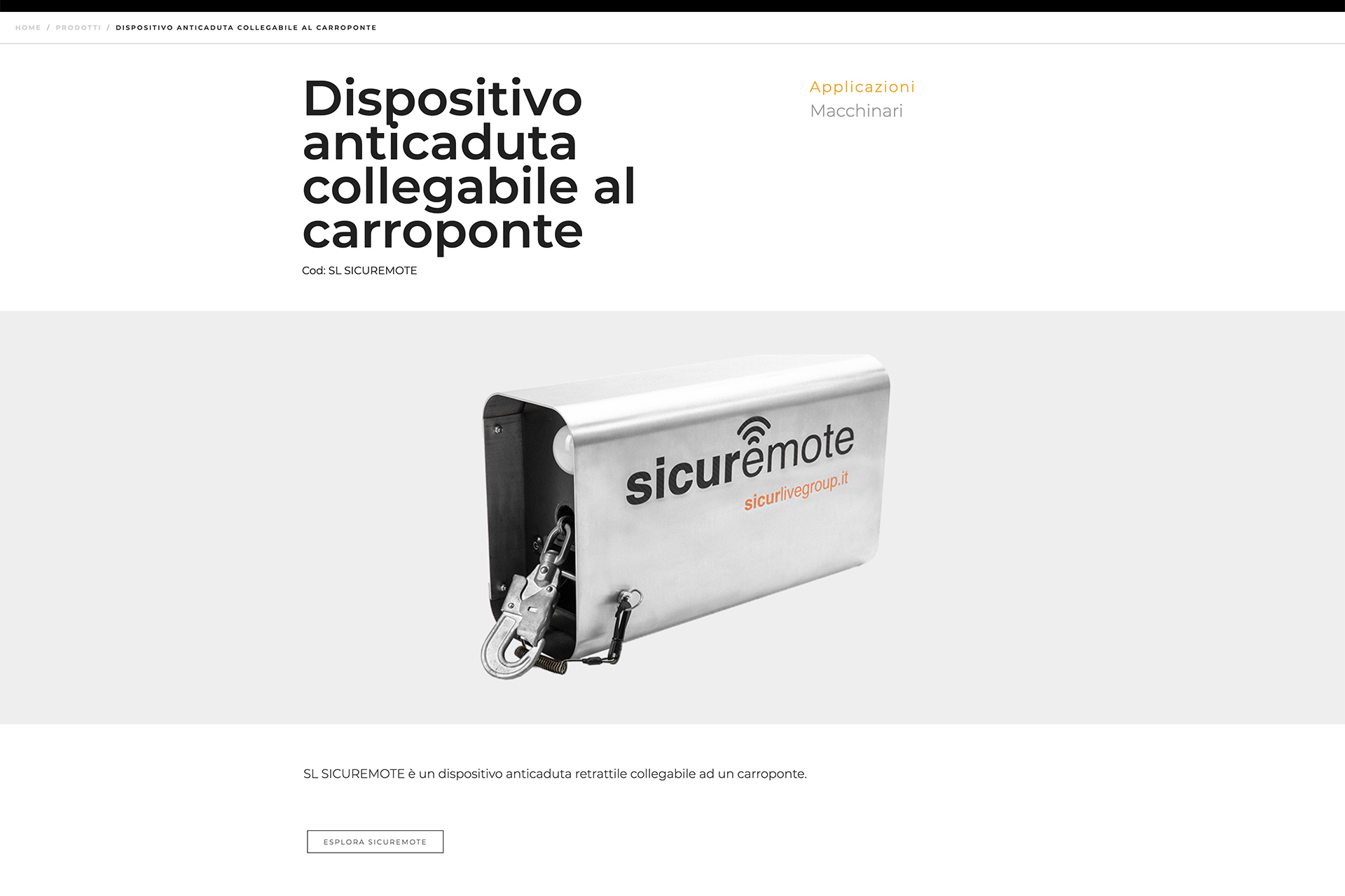 Il tuo prodotto sempre aggiornato